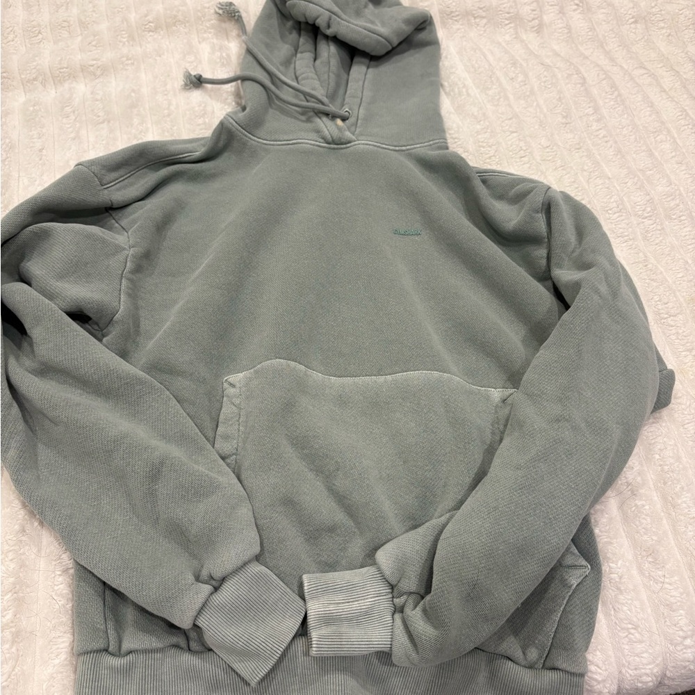 Gymshark Sage Green Hooded Sweatshirt